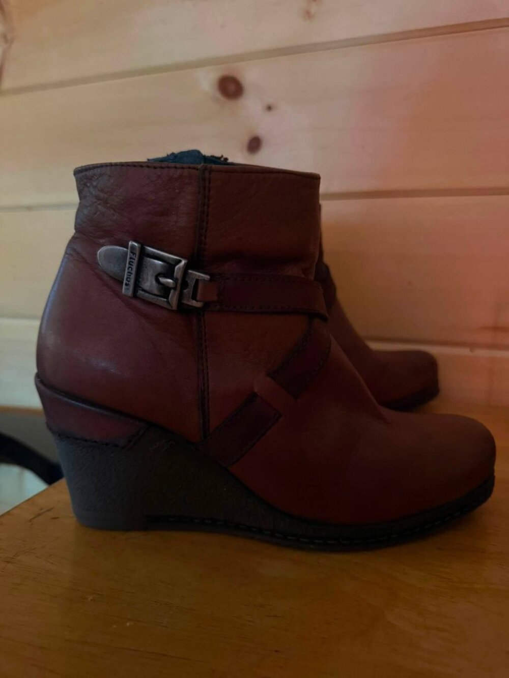 Fluchos Wedge Ankle Boots Size 6